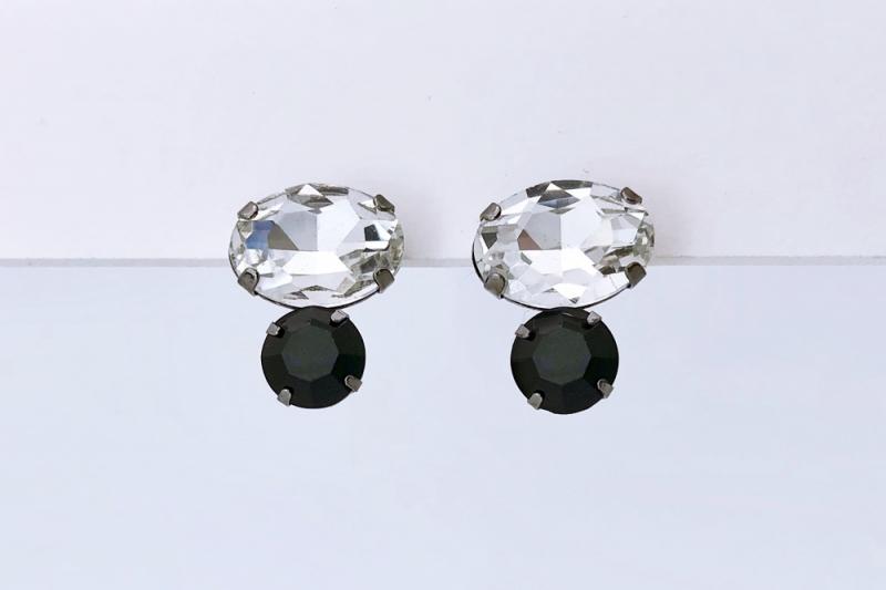 [Ozel] Simple Minimal Glass Earrings