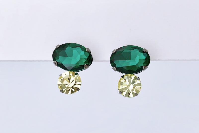 [Ozel] Daily Point Glass Earrings