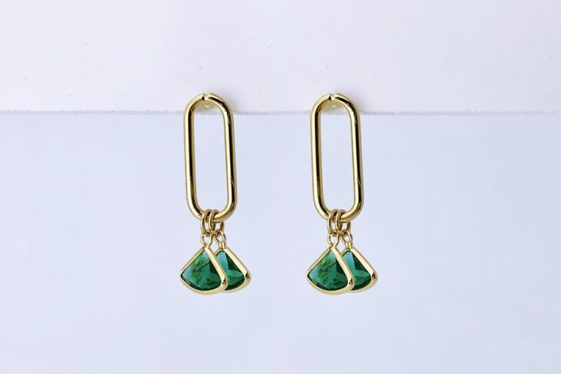 [Ozel] Stylish Glass Earrings