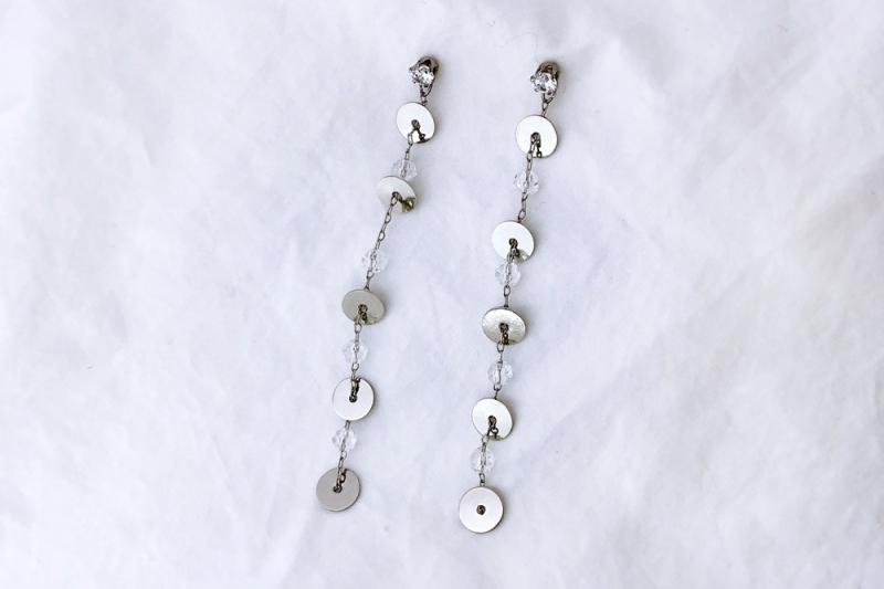[Ozel] Daily Statement Glass Earrings