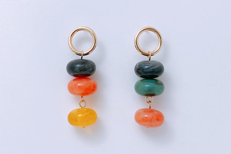 [Ozel] Statement Look Acrylic Earrings