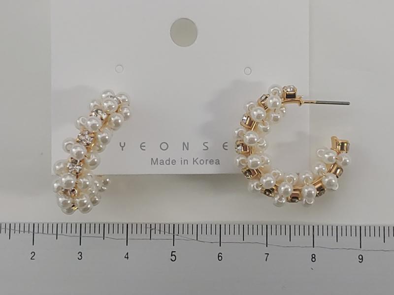 [Ozel] ACRYLIC Pearl Earring