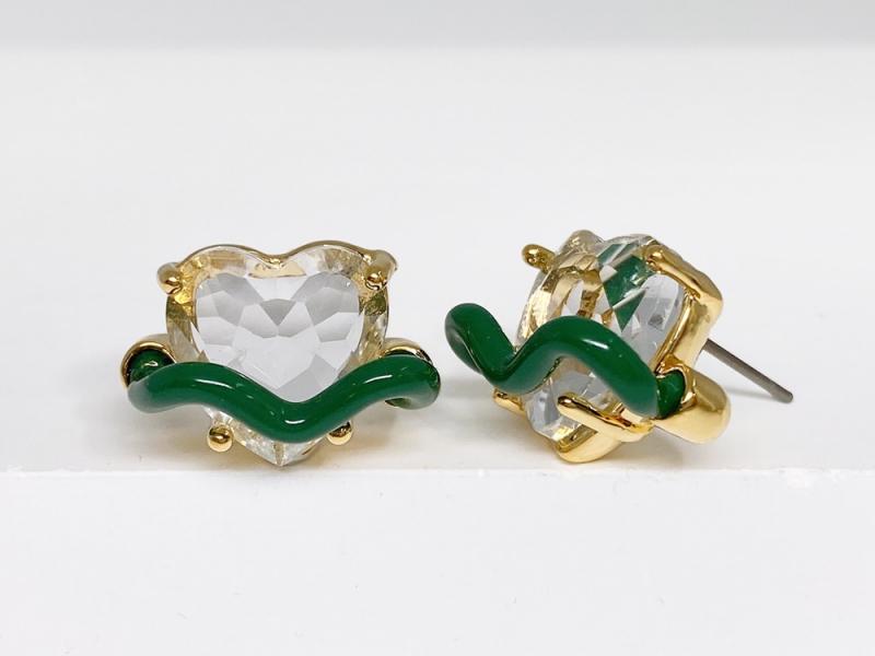 [Ozel] BRASS Glass Earring