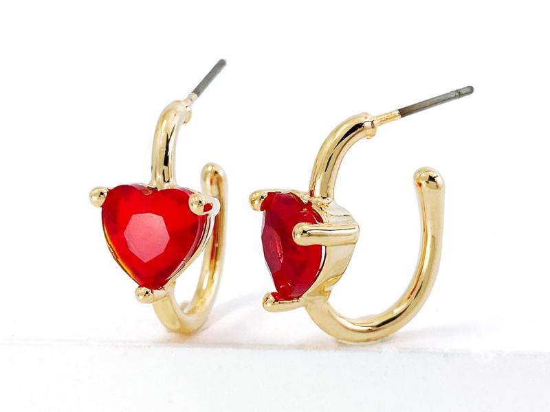 [Ozel] BRASS Glass Earring