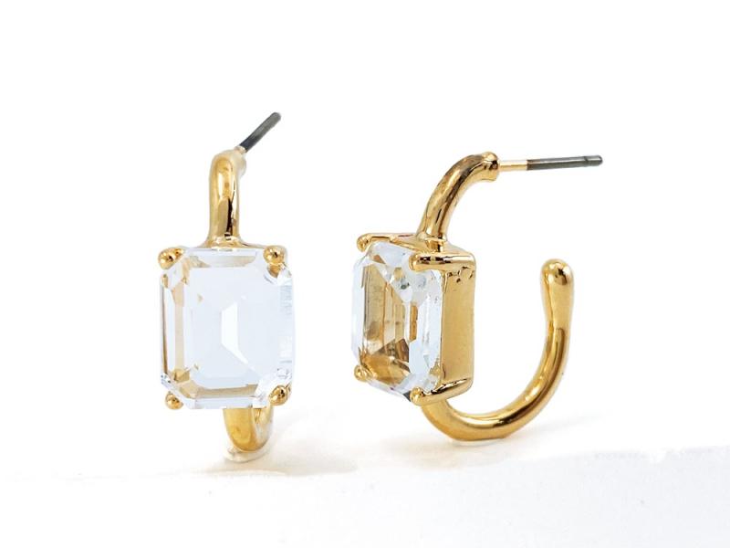 [Ozel] BRASS Glass Earring