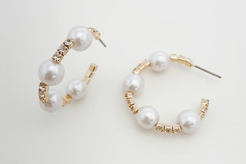 [Ozel] Romantic Mood Pearl Earrings