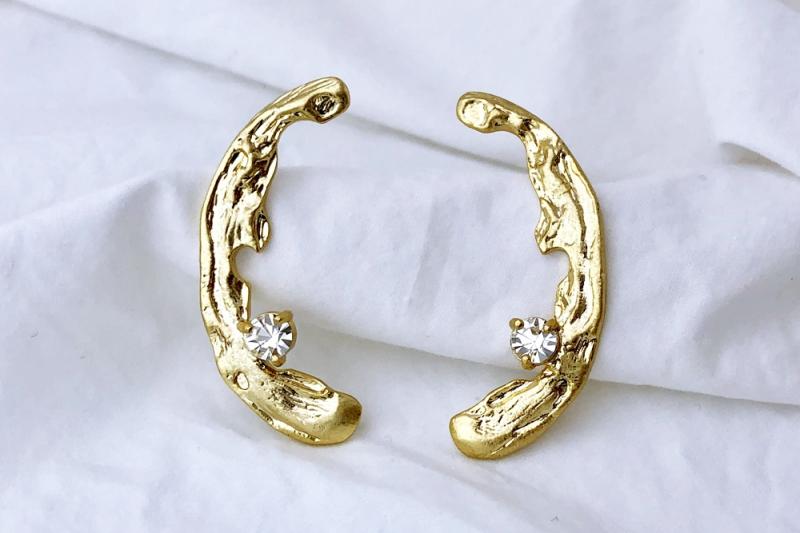 [Ozel] Point Look Earrings