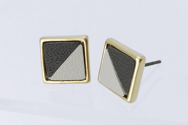 [Ozel] Modern Classic Leather Earrings