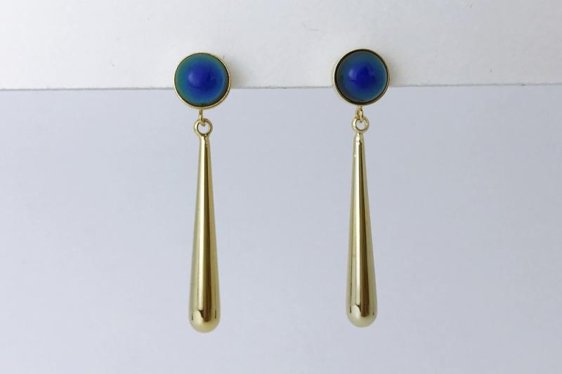 [Ozel] Shiny BRASS Earring