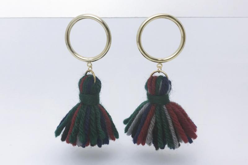 [Ozel] Shiny BRASS Earring