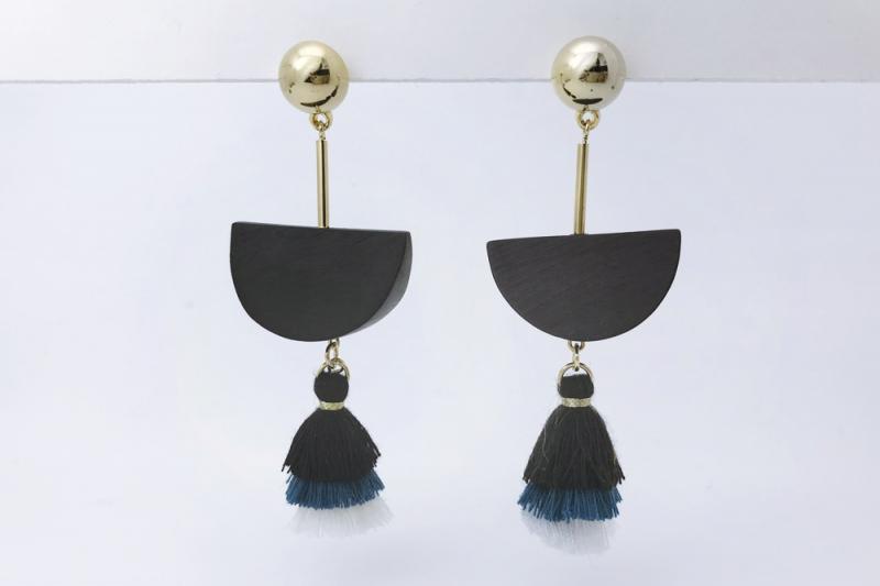 [Ozel] Shiny BRASS Earring