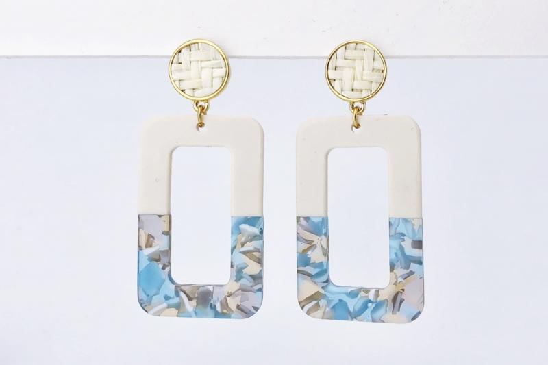 [Ozel] Shiny ZINC Earring