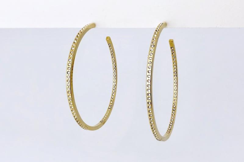 [Ozel] Shiny BRASS Earring