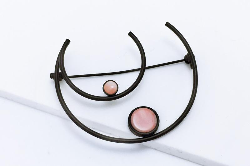 [Ozel] Daily Point Rose Quartz Gemstone Pendant