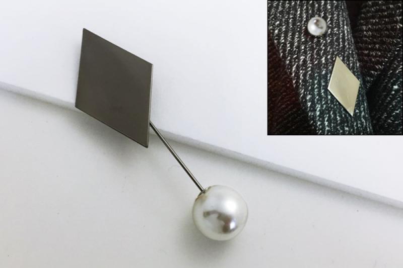 Ozel] Layered Pearl Pendant