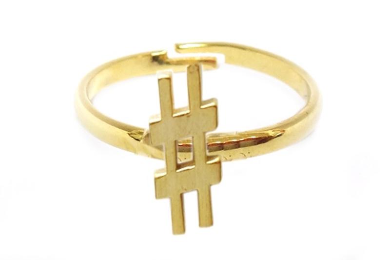 [Ozel] Statement Look Brass Ring