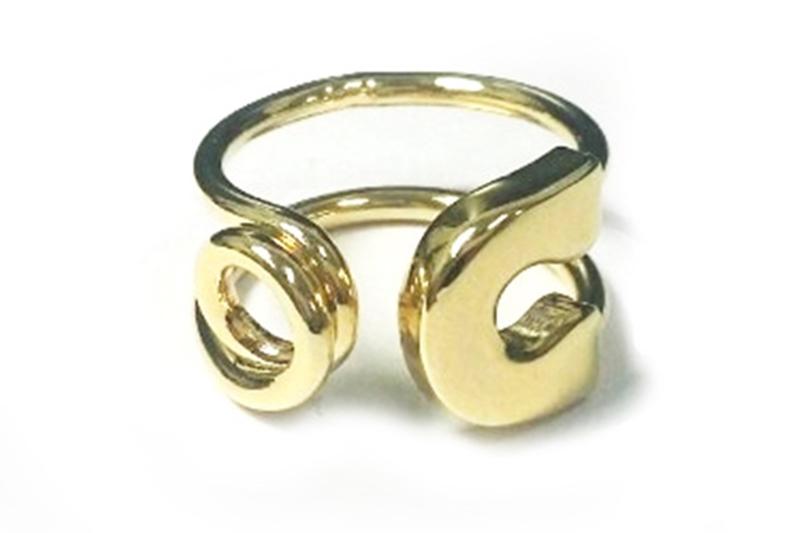 [Ozel] Shiny Matte BRASS/ZINC Ring