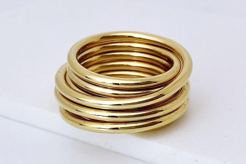[Ozel] Shiny BRASS Ring