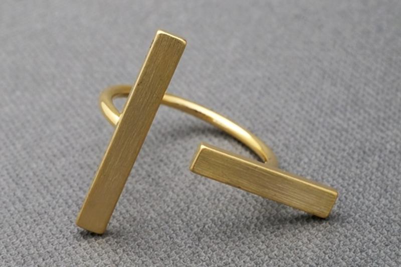[Ozel] Matte BRASS Ring