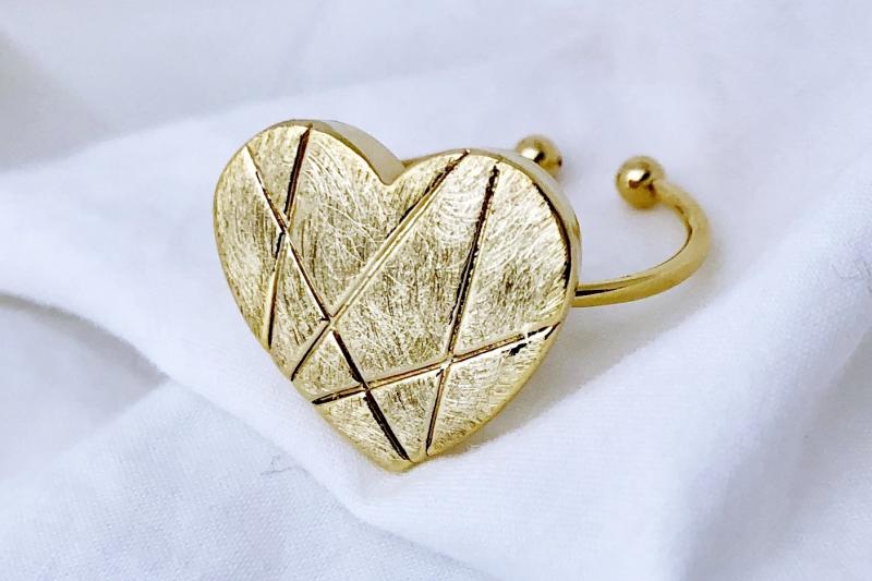 [Ozel] Curved BRASS Ring