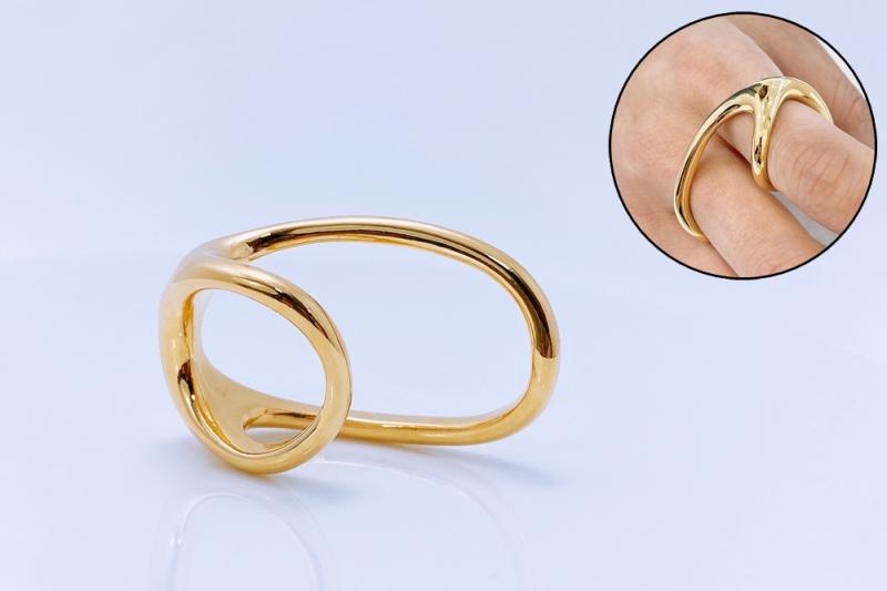 [Ozel] Trendy Glossy Ring
