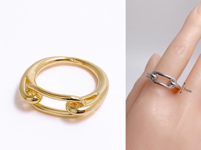 [오젤] 빈티지 감성 유광 신주 반지