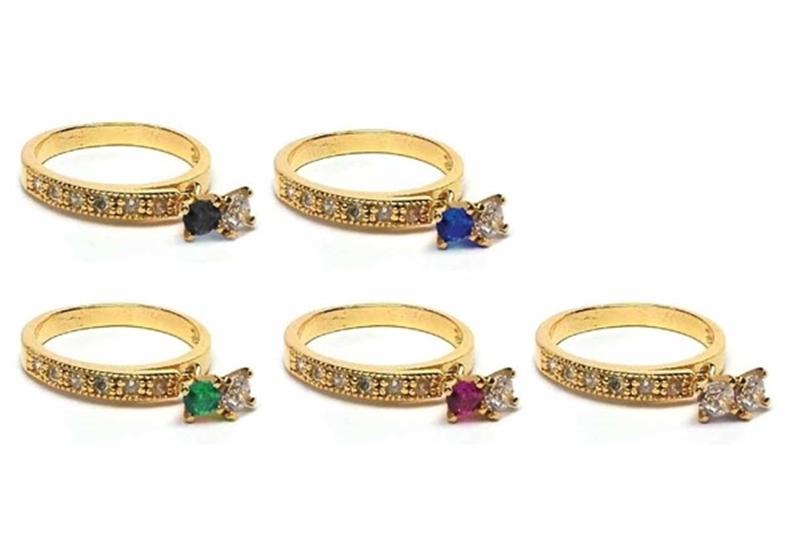[Ozel] Delicate Fit Glossy Cubic Ring