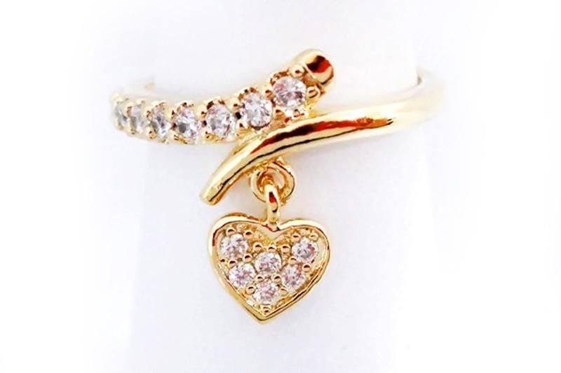 [Ozel] Modern Classic Glossy Brass Cubic Ring