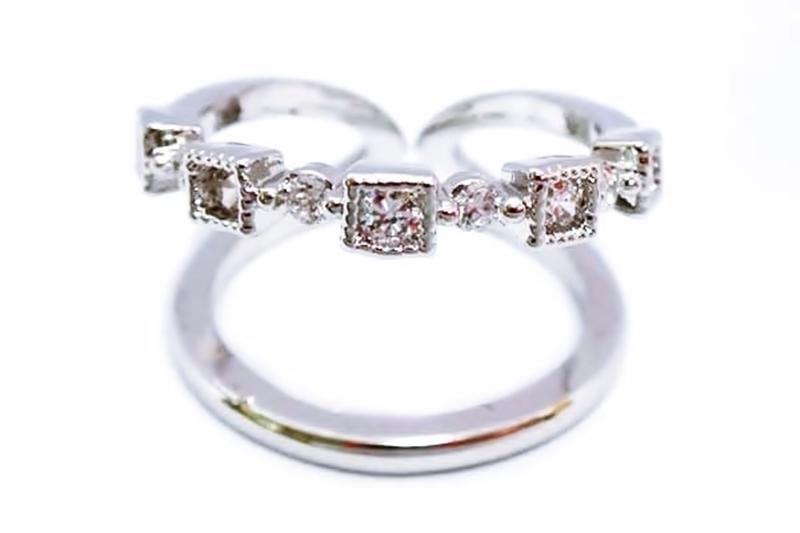 [Ozel] Modern Classic Glossy Brass Cubic Ring