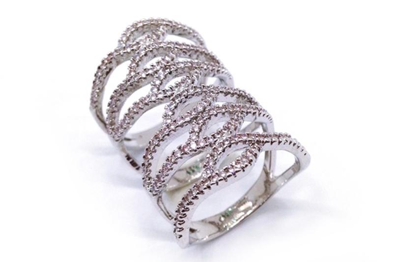 [Ozel] Delicate Fit Glossy Brass Cubic Ring