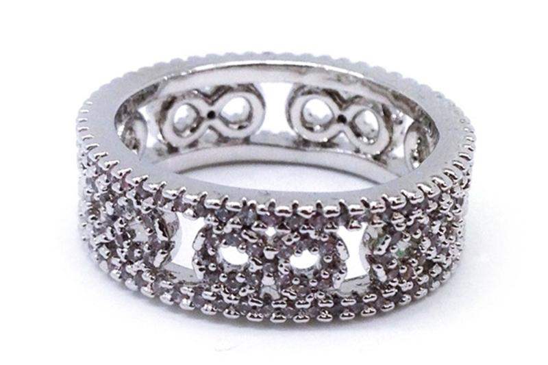 [Ozel] Stylish Glossy Brass Cubic Ring