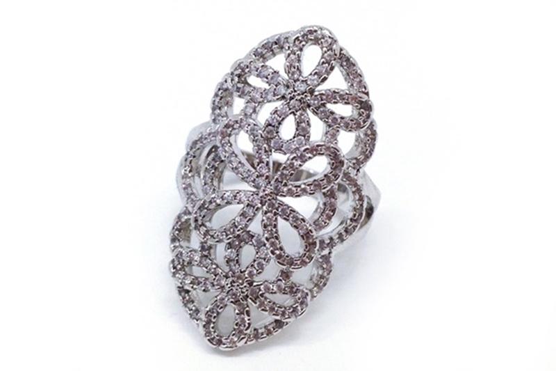 [Ozel] Sophisticated Glossy Brass Cubic Ring
