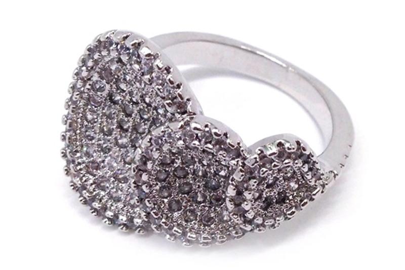 [Ozel] Casual Mood Glossy Brass Cubic Ring