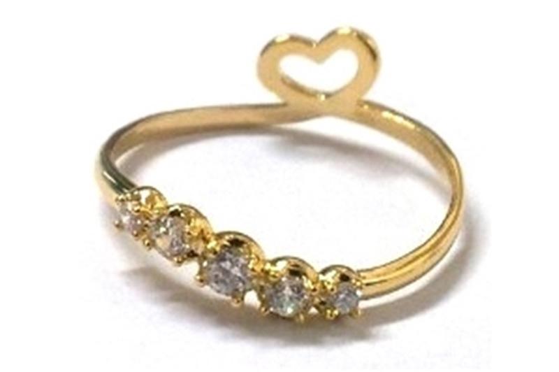 [Ozel] Unique Mood Glossy Brass Cubic Ring