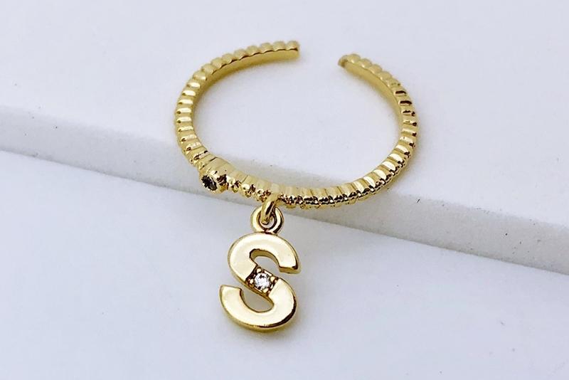 [Ozel] Modern Classic Glossy Brass Cubic Ring