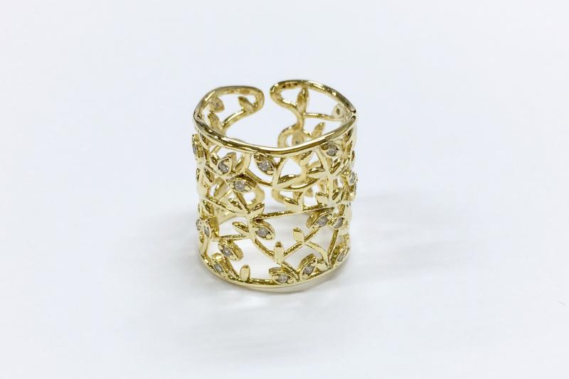 Bracelet [Ozel] Feminine Glossy Brass