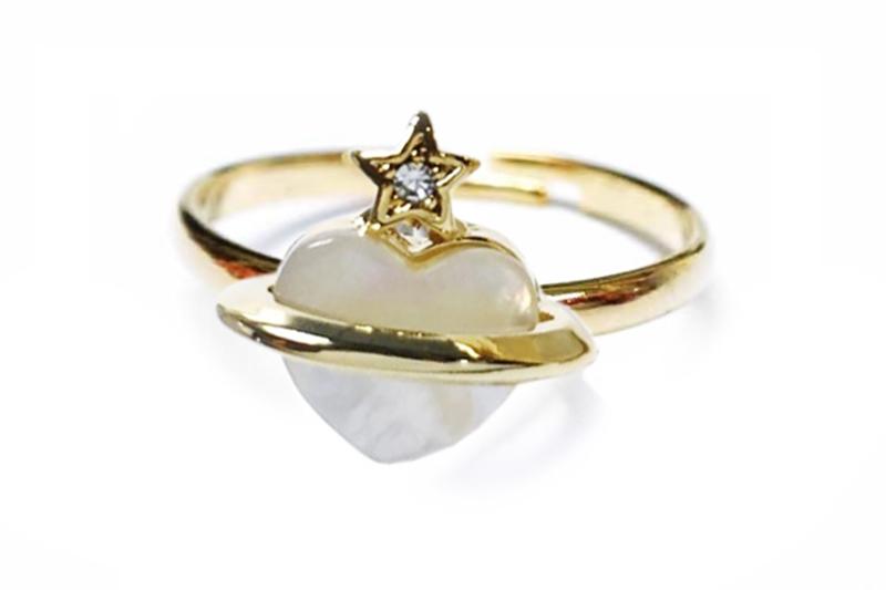 [Ozel] Unique Mood Glossy Brass Ring