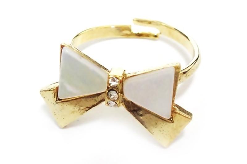 [Ozel] Unique Mood Glossy Brass Ring