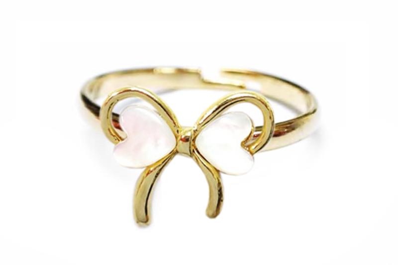 [Ozel] Unique Mood Glossy Brass Ring