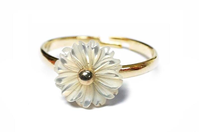 [Ozel] Casual Mood Glossy Brass Ring