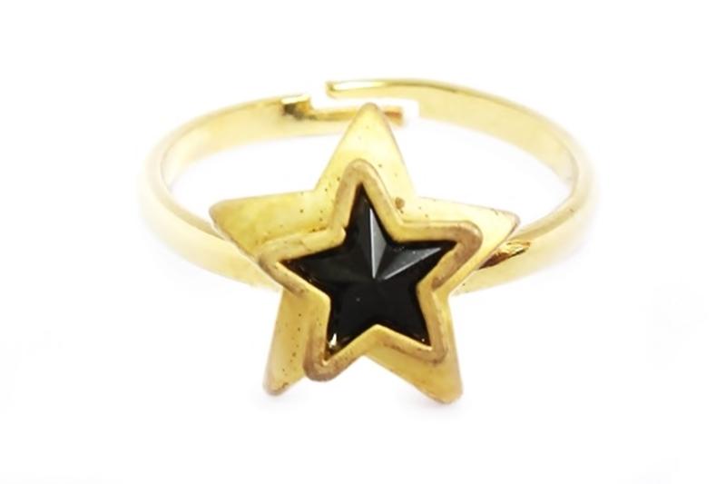 [Ozel] Layered Glossy Brass Ring [