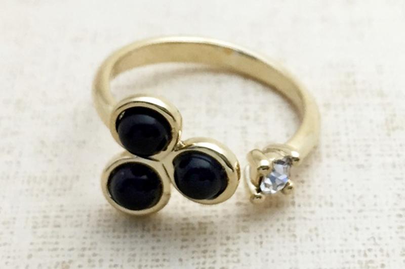 [오젤] 여친선물 유광 하울라이트 원석 신주 반지