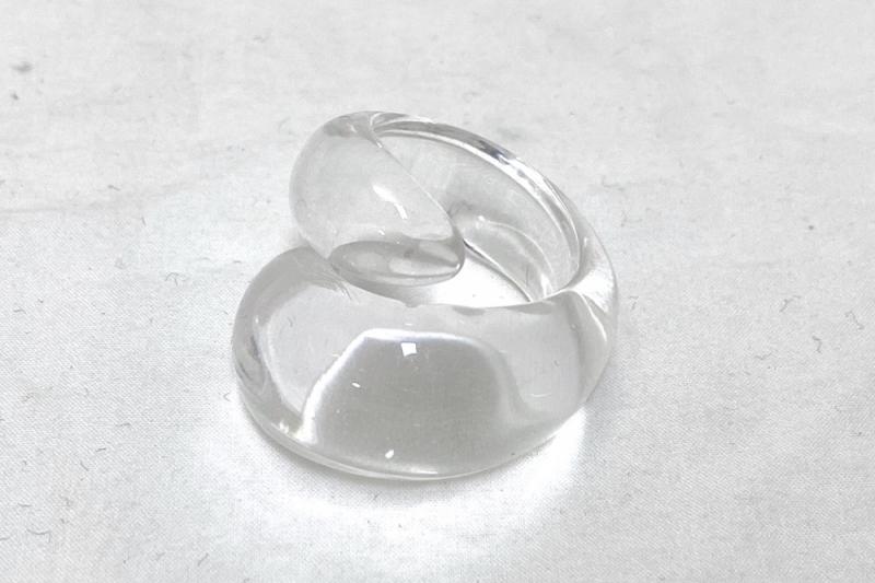 [오젤] 빈티지 감성 유광 아크릴 반지
