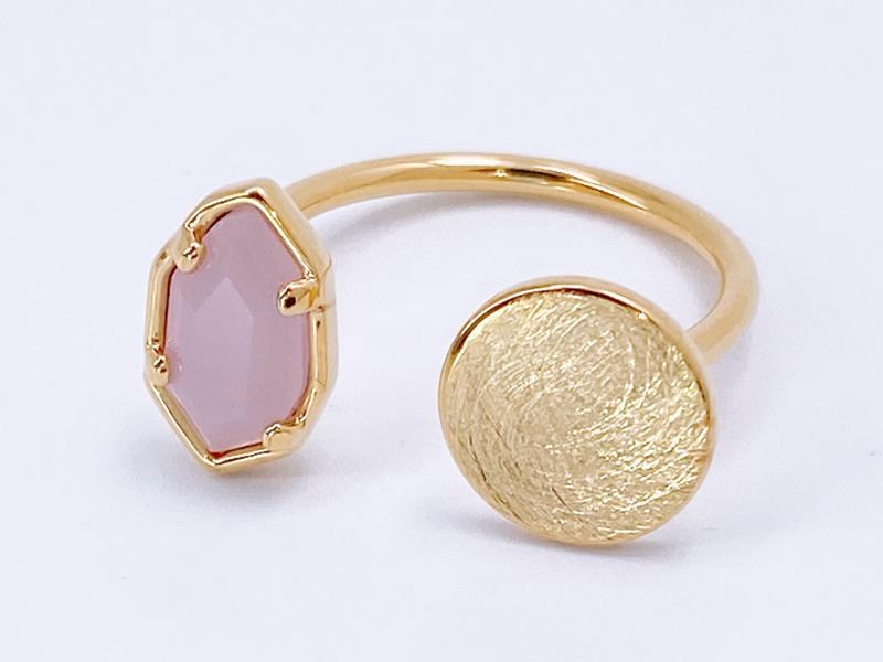[Ozel] Curved BRASS Glass Hair Accessory