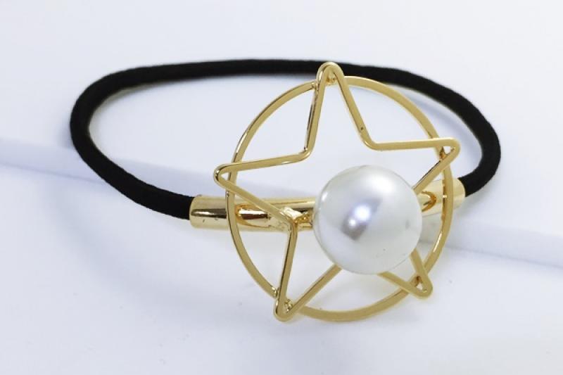 [Ozel] Simple Minimal Glossy Brass Pearl Jewelry