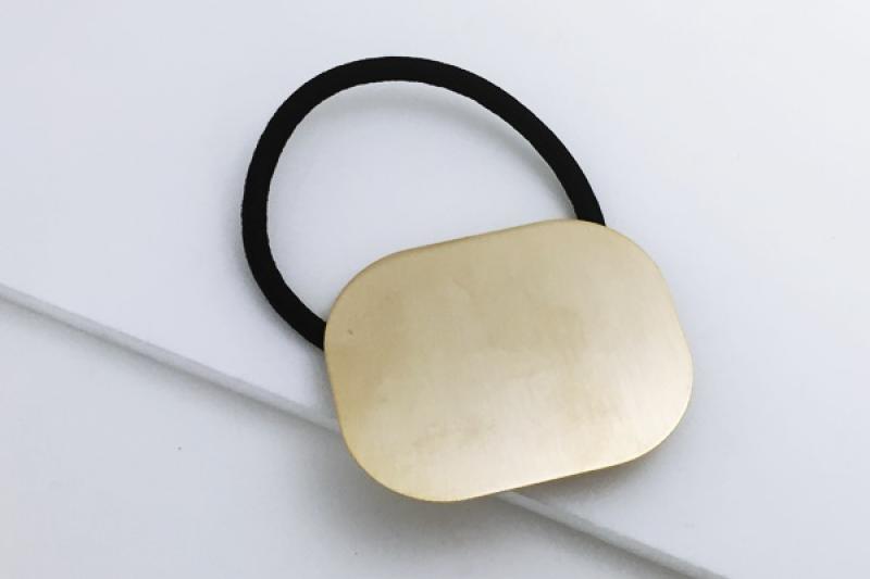 [Ozel] Vintage-inspired matte brass jewelry