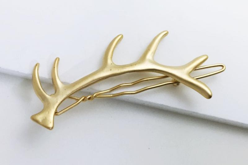 [Ozel] Point Look Vintage Plated Zinc Alloy Hairpin