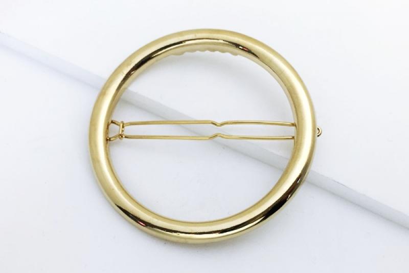 [Ozel] Delicate-fit glossy zinc alloy hairpin